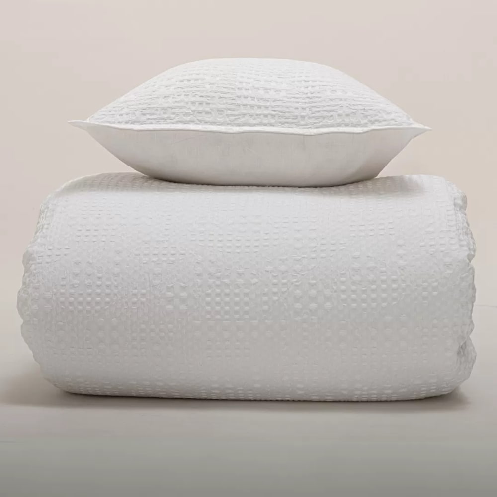 Funda nórdica geométrico 100% algodón blanco cama 135/150 cm (240 x 22 - Maisons du Monde