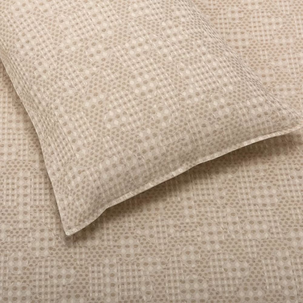 Funda nórdica geométrico 100% algodón lino cama 105 cm (180 x 220 cm - Maisons du Monde