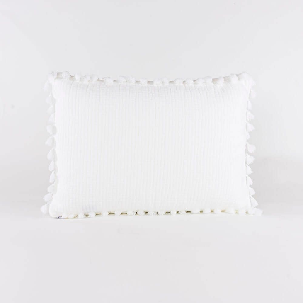 Cojín Decorativo Dulce Blanco 100% Algodón Blanco - Maisons du Monde