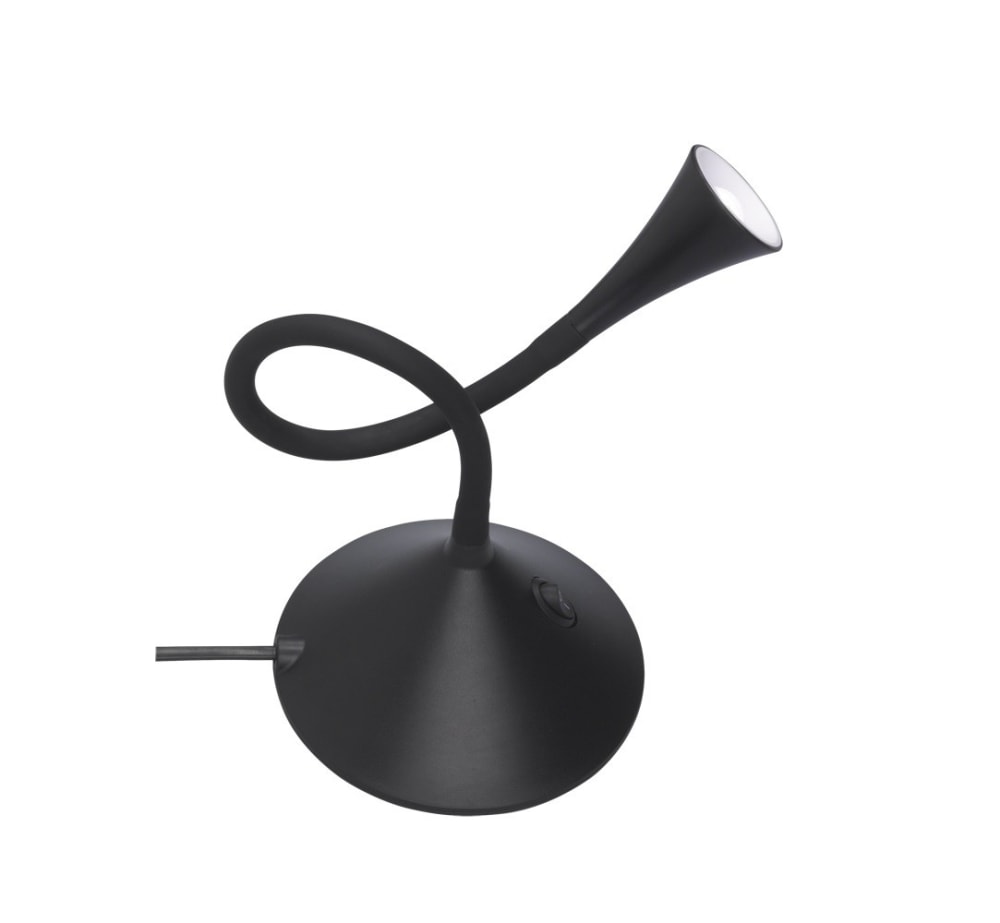 Lampe design en plastique noir — vue 3