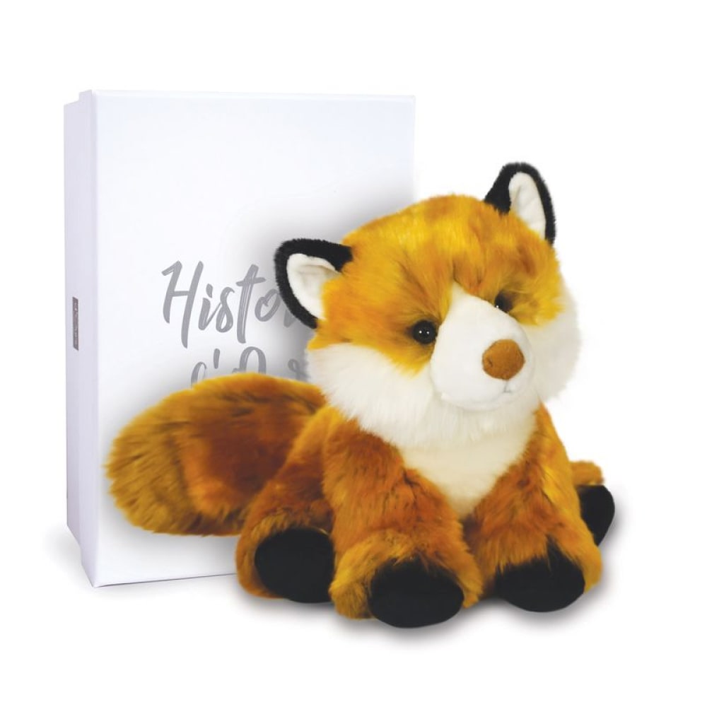 Histoire d'Ours Peluche gus le renard 28 cm Orange Pes - Polyester - 28x23x15cm