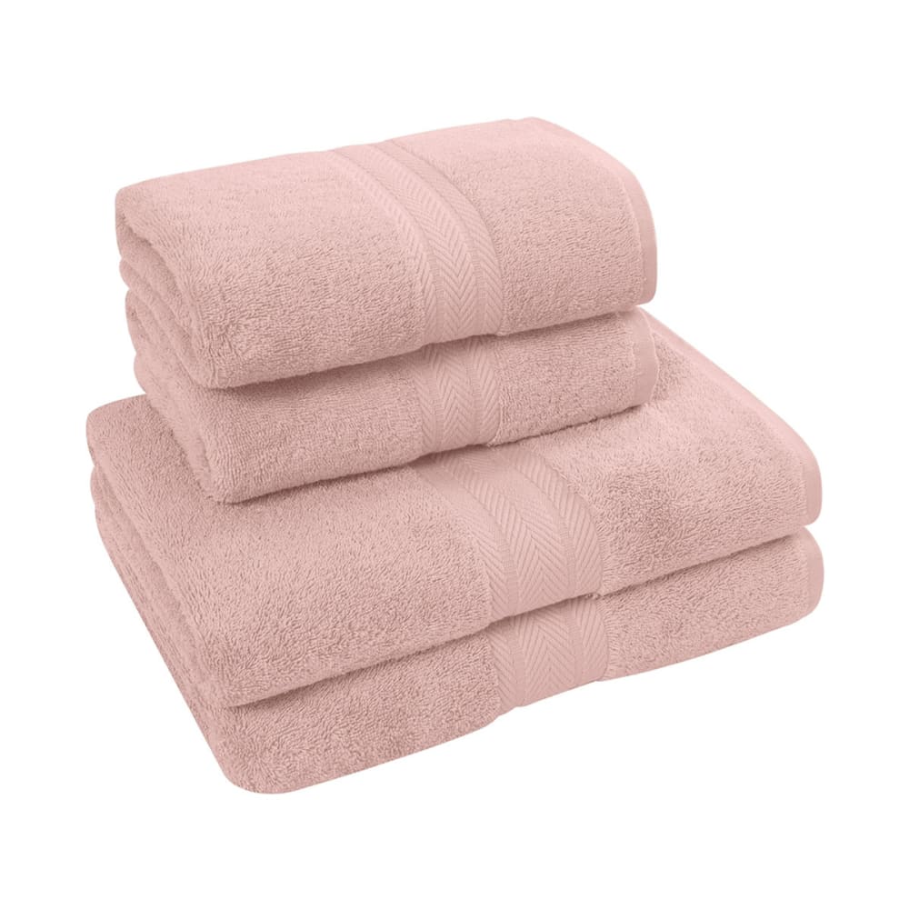 Ensemble de bain 4 pièces en coton poudre - Maisons du Monde