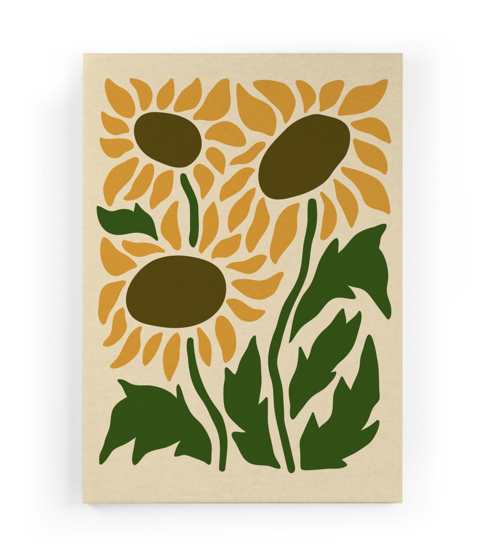 Lienzo 60x40Girasoles