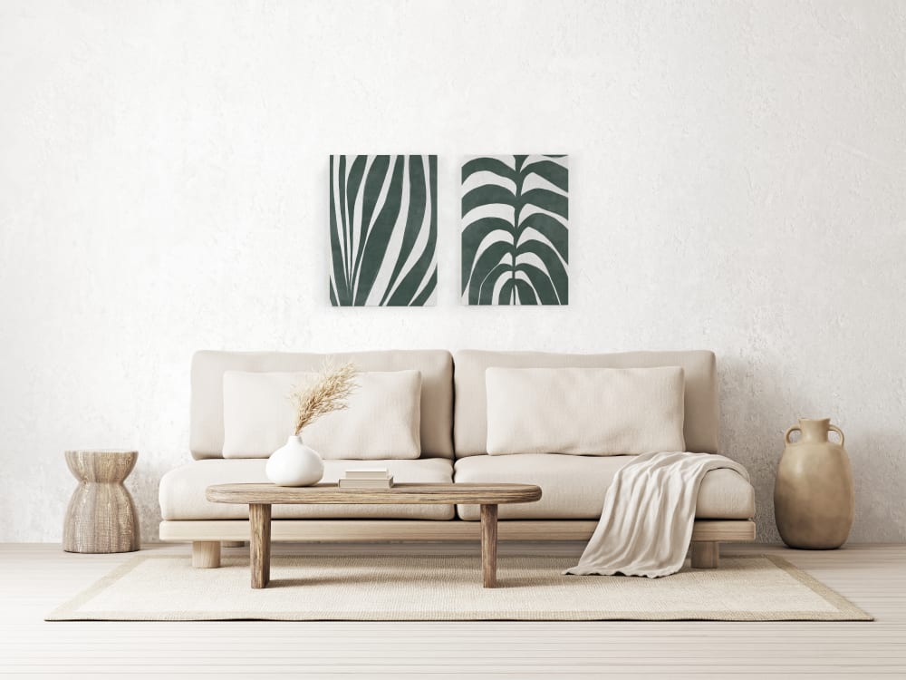 Peinture sur toile 60x40 imprimé HD Bambou — vue 3