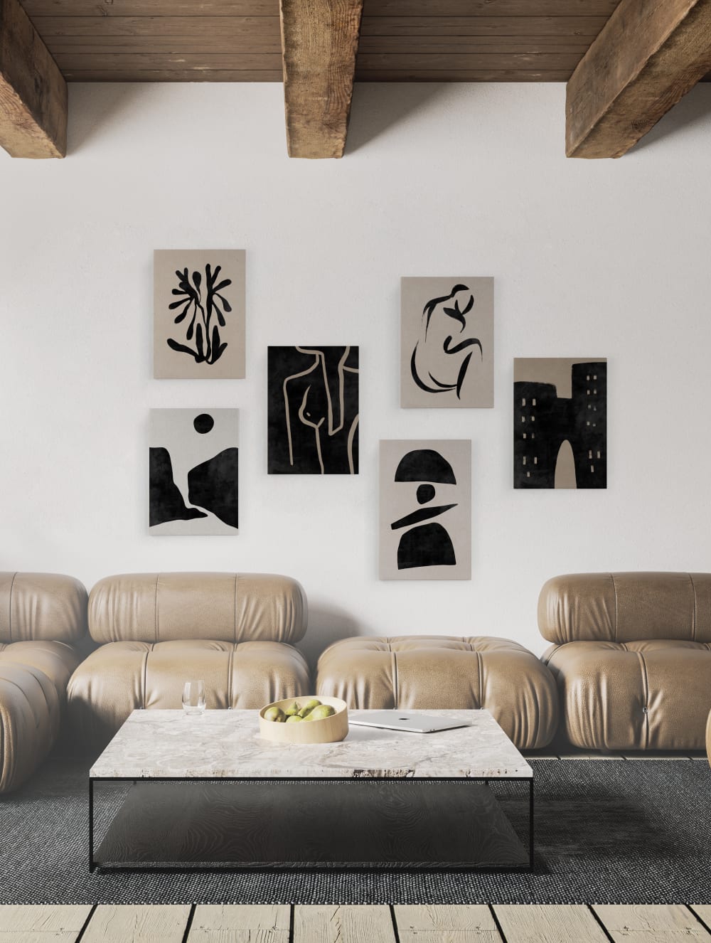 Peinture sur toile 60x40 imprimé HD Colline — vue 3