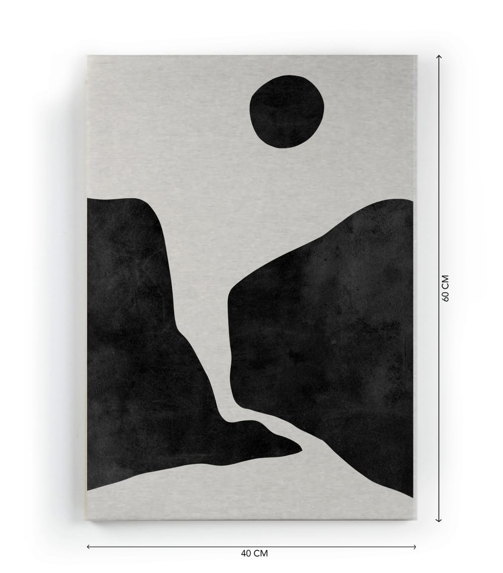Peinture sur toile 60x40 imprimé HD Colline — vue 4