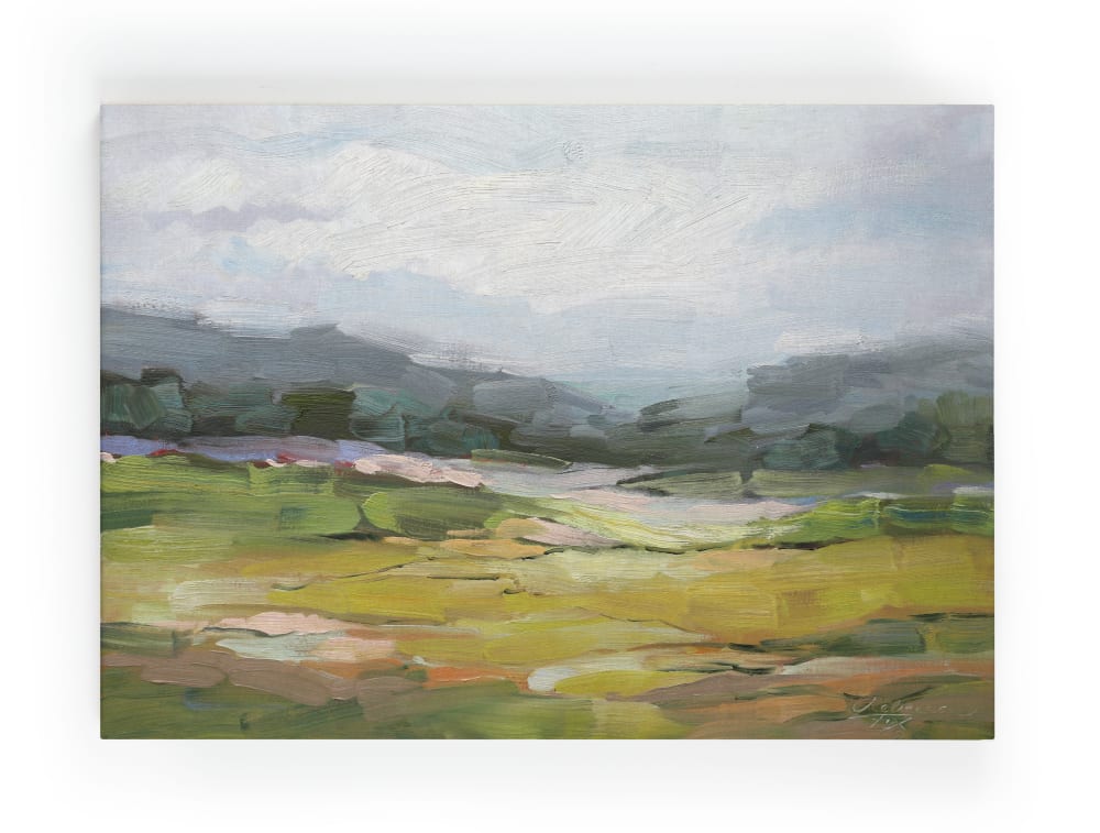 Surdic Peinture sur toile 60x40 imprimé HD Endroit calme style contemporain Multicolore Pes - Polyester