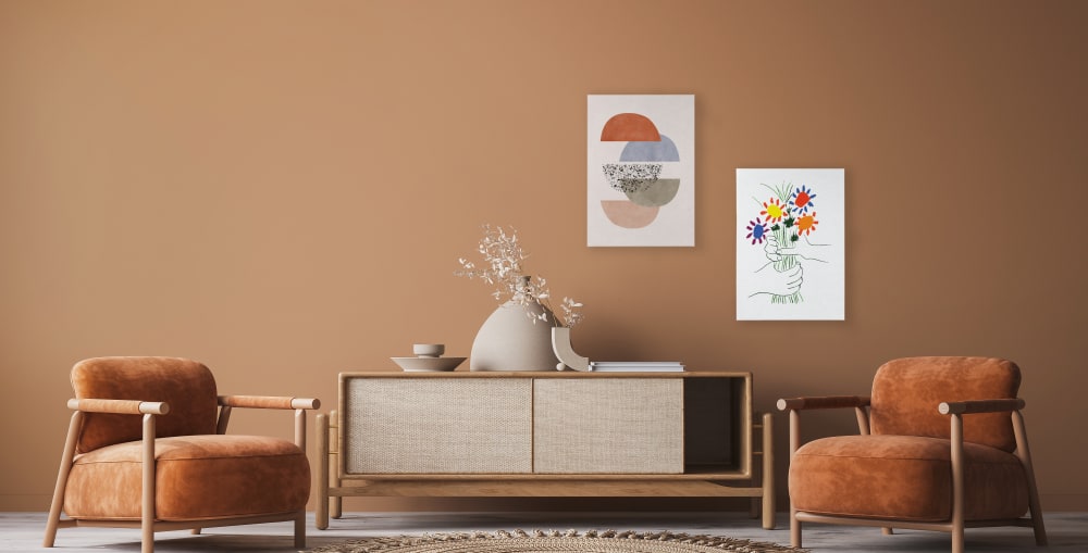 Tela 60x40 stampa Composizione di cerchi - Surdic