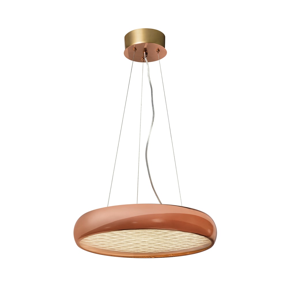Colgante Design LED 30W 3000K Cobre Cepillado