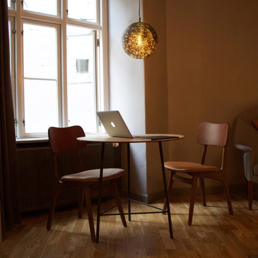 Lámpara colgante stela led 8w + e27 máx. 60w, 2800k - Maisons du Monde