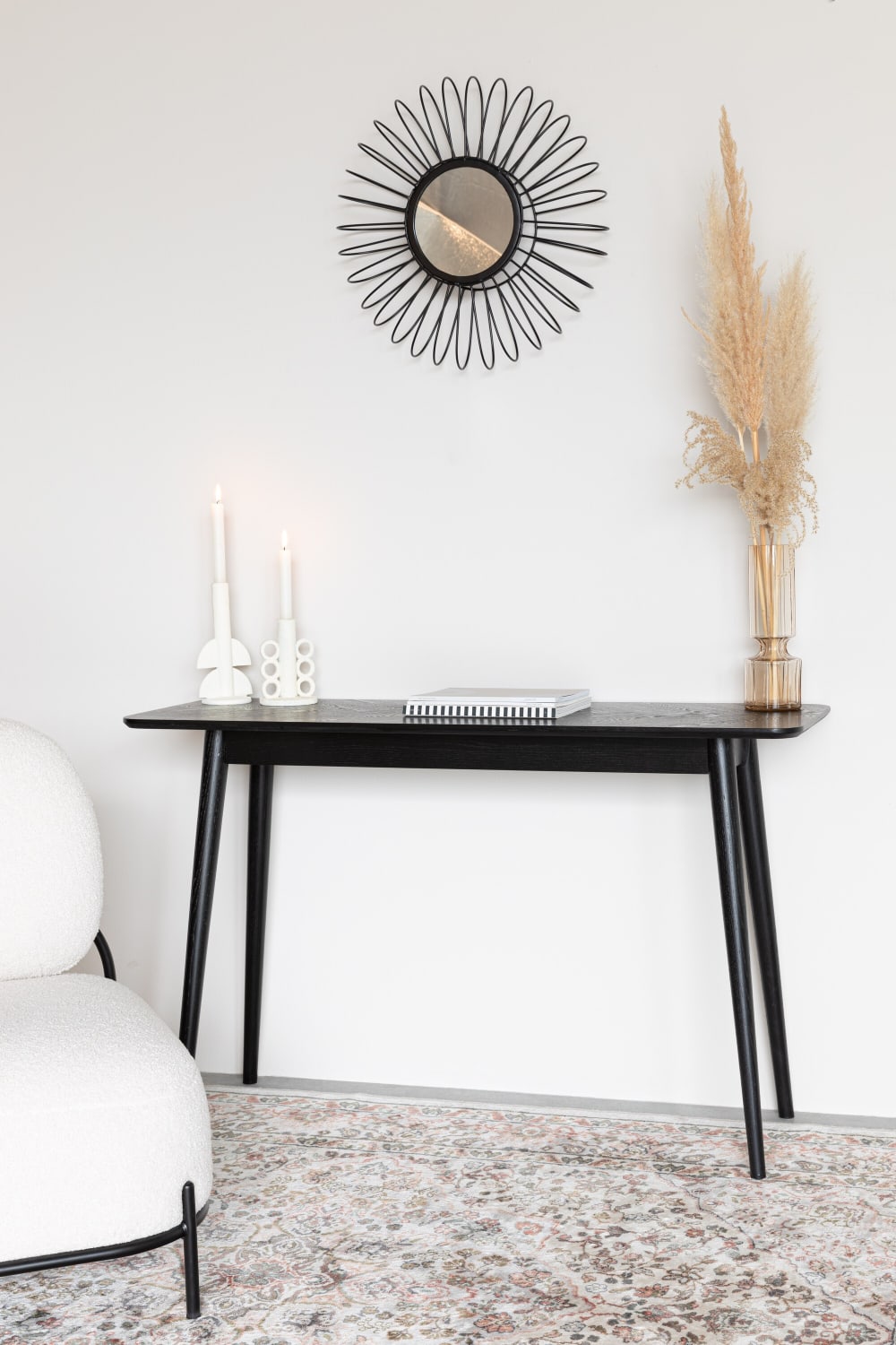 Console en bois noir - Maisons du Monde