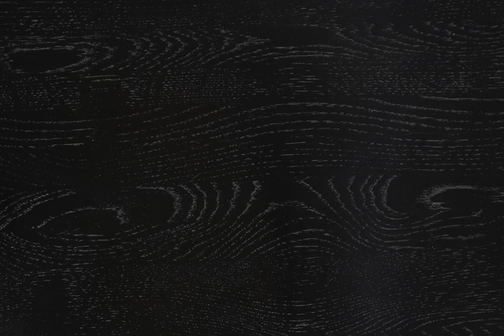 Tabouret de bar en bois noir