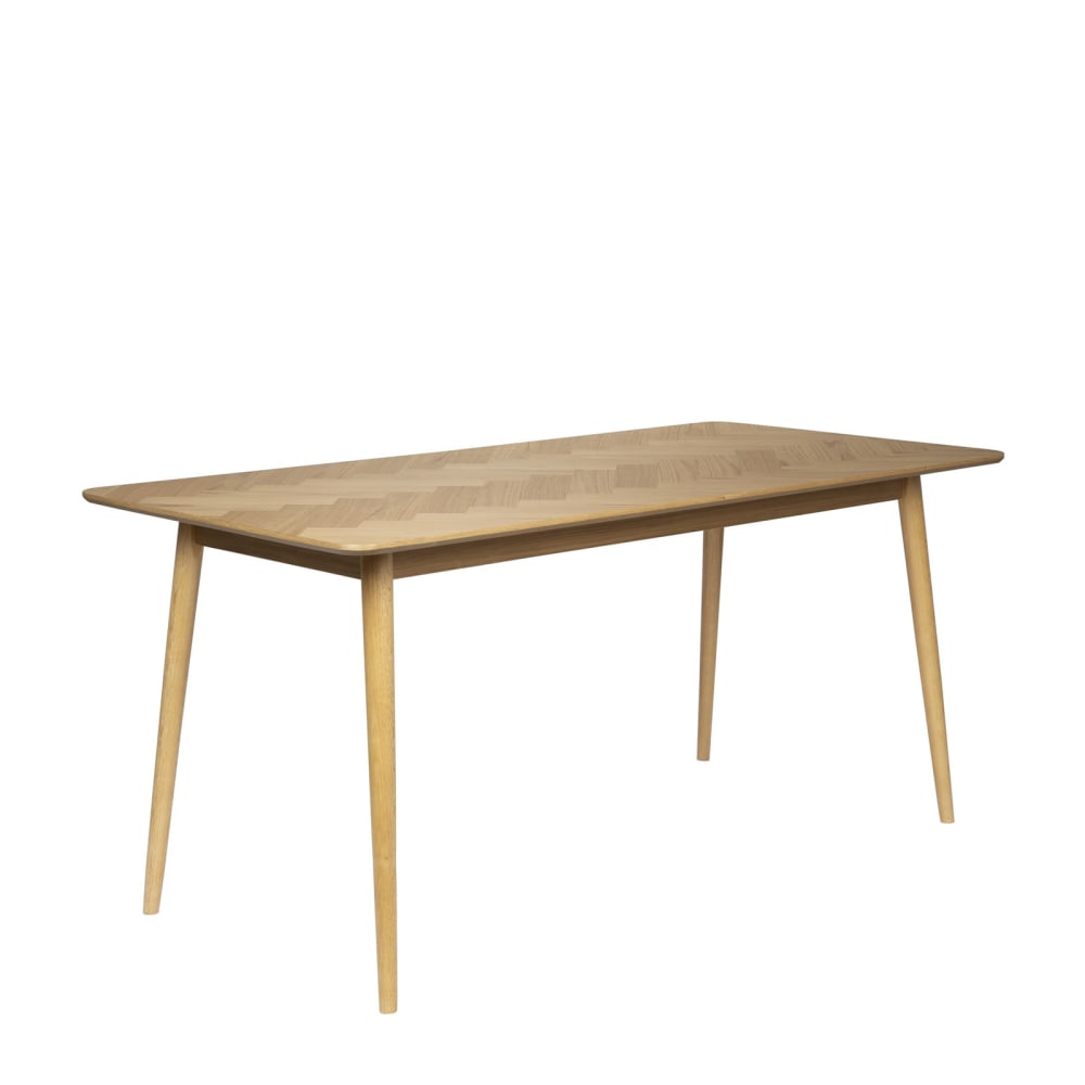 Table de repas 6 pl en bois beige