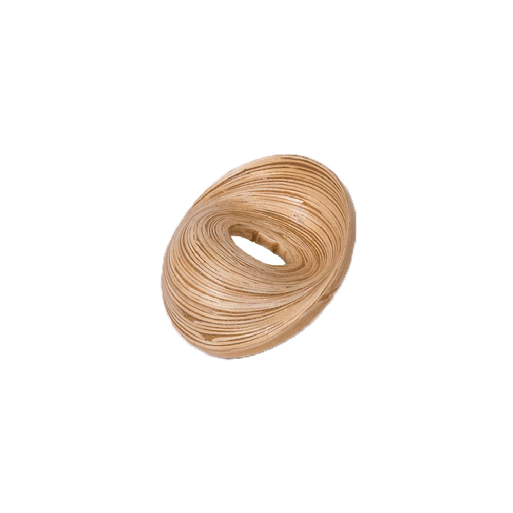 Lot de 4 ronds de serviettes en bambou forme coquillage