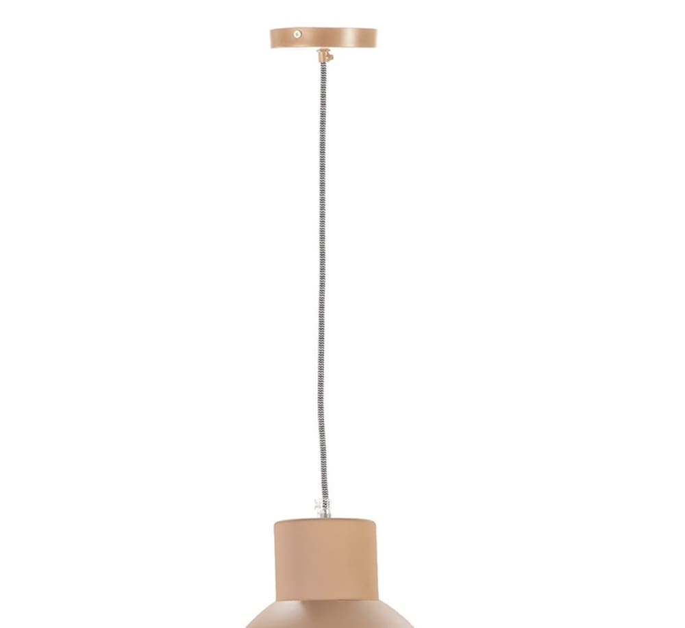 Lámpara techo metálica color capuccino - Maisons du Monde
