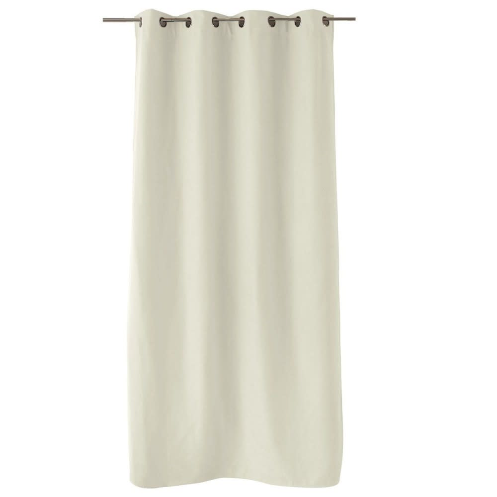 Rideau occultant [ ]polyester[ ]blanc[ ]135 x 240 - Maisons du Monde