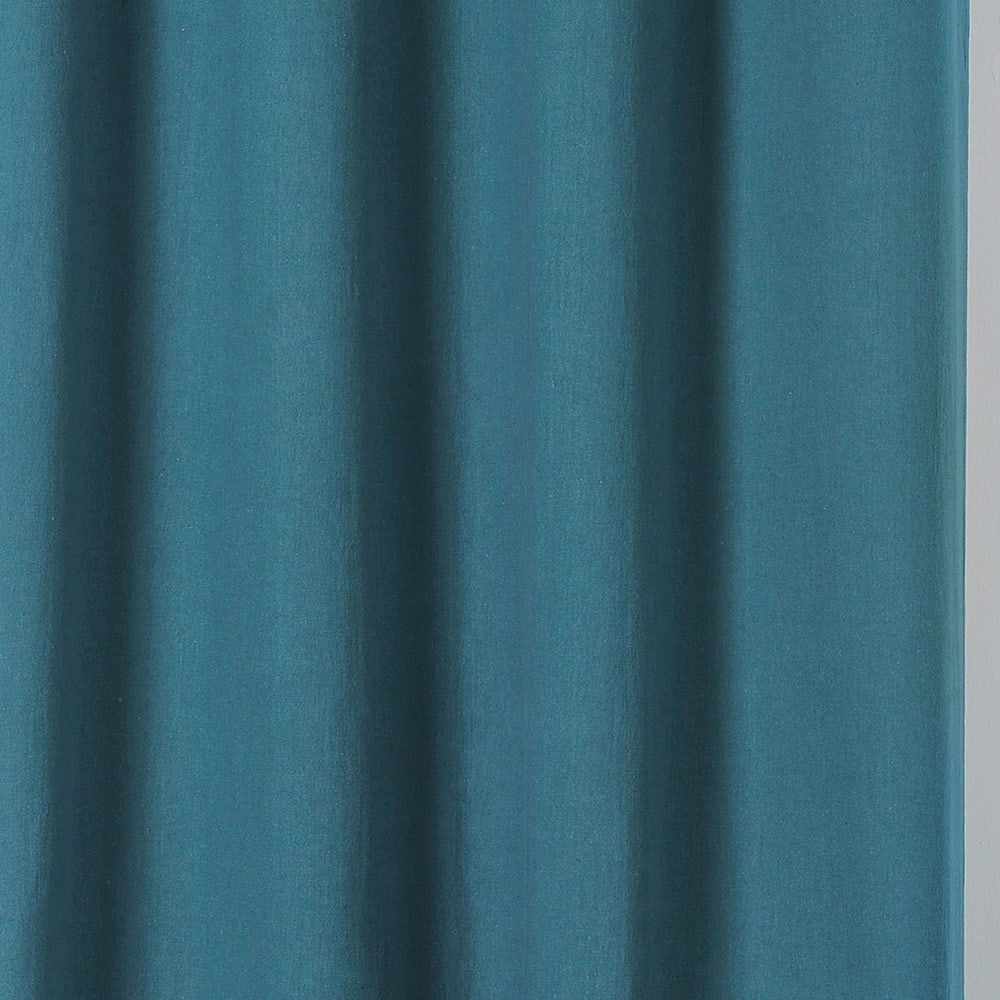 Rideau en 100% lin libeccio bleu 135x255 cm — vue 4
