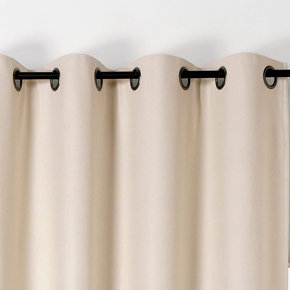 Rideau obscurcissant et isolant boreal polyester ecru 140x260 cm — vue 3