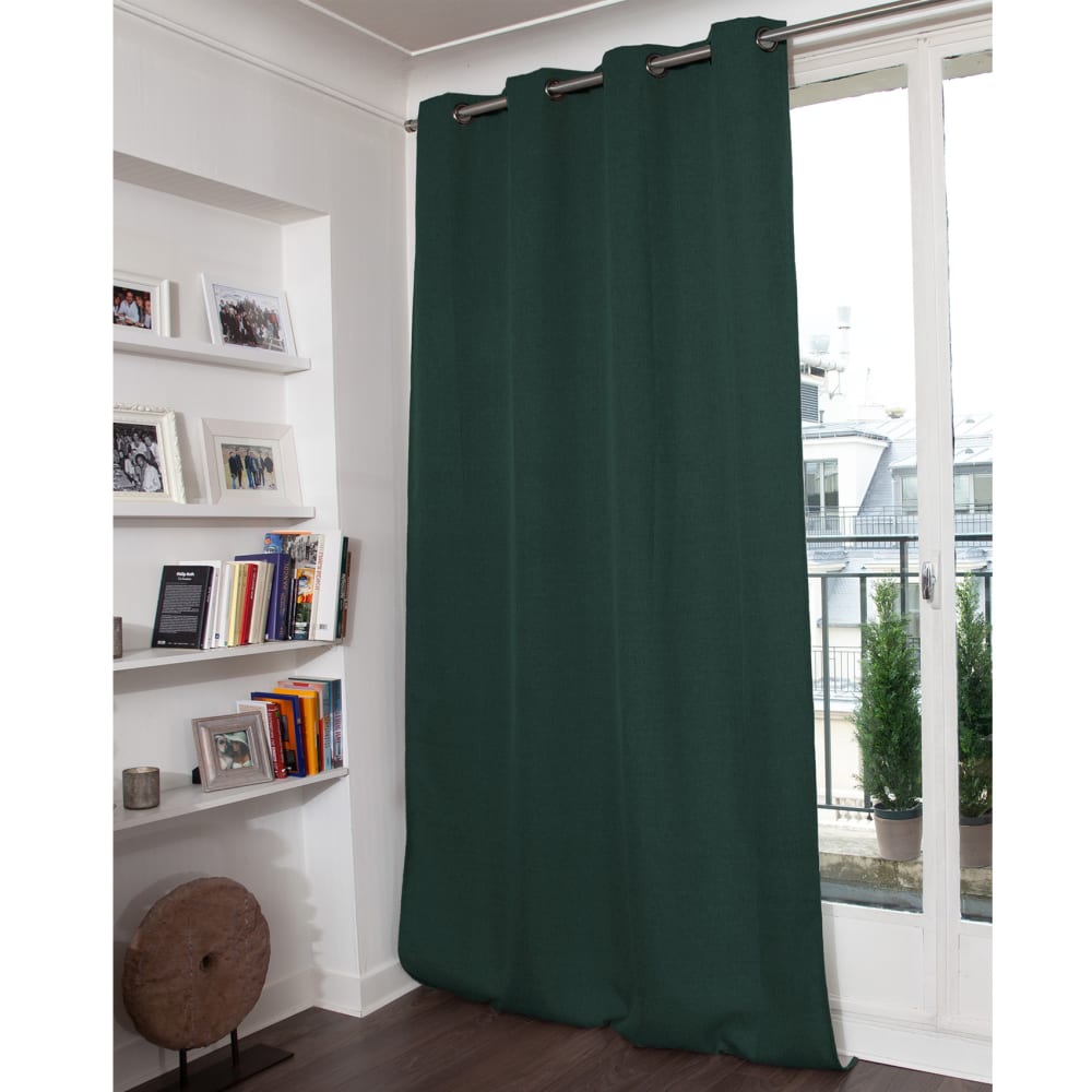 Moondream Verdunkelungsvorhang 100% Ösens Grün MC228 130Lx260H style modern Grün Pes - Polyester