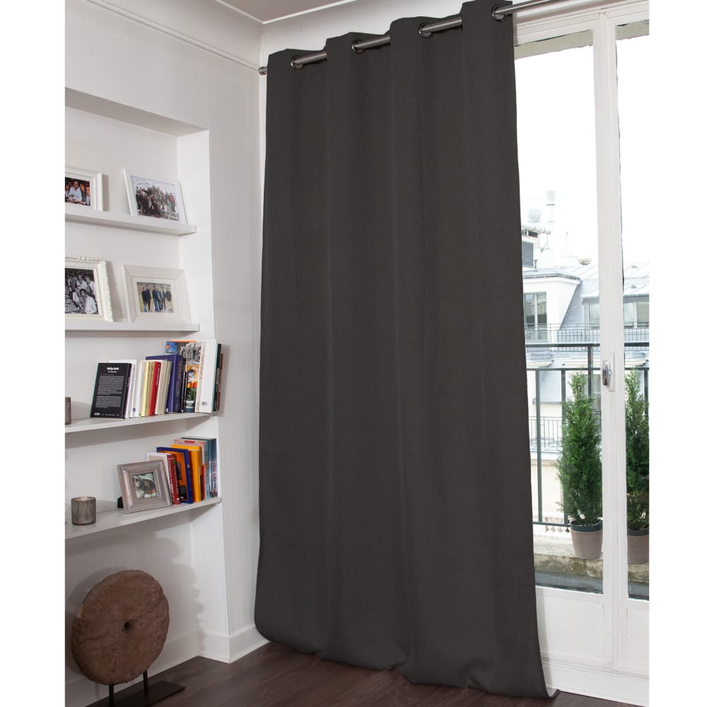 Moondream Verdunkelnder Vorhang Moondream style modern Grau Pes - Polyester