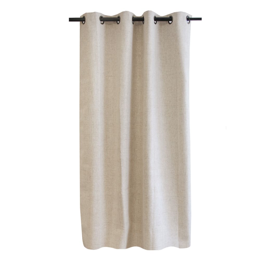 Verdunkelungsvorhang 100% Ösens Beige MC632 130Lx260H - Maisons