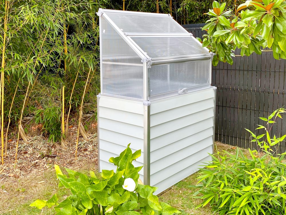 Mini-serre de jardin en acier galvanisé