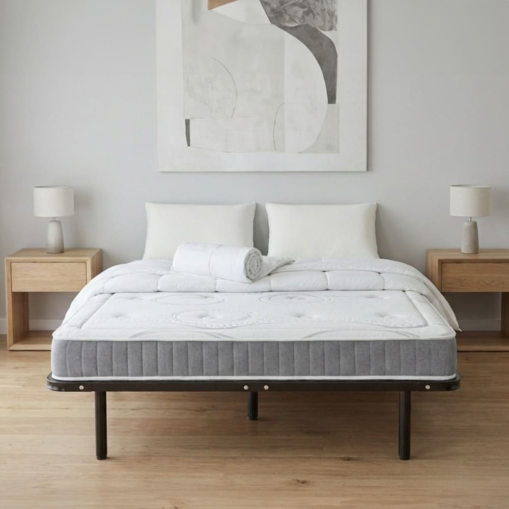 Prêt à dormir matelas mousse sommier métal 90x190 - Maisons du Monde