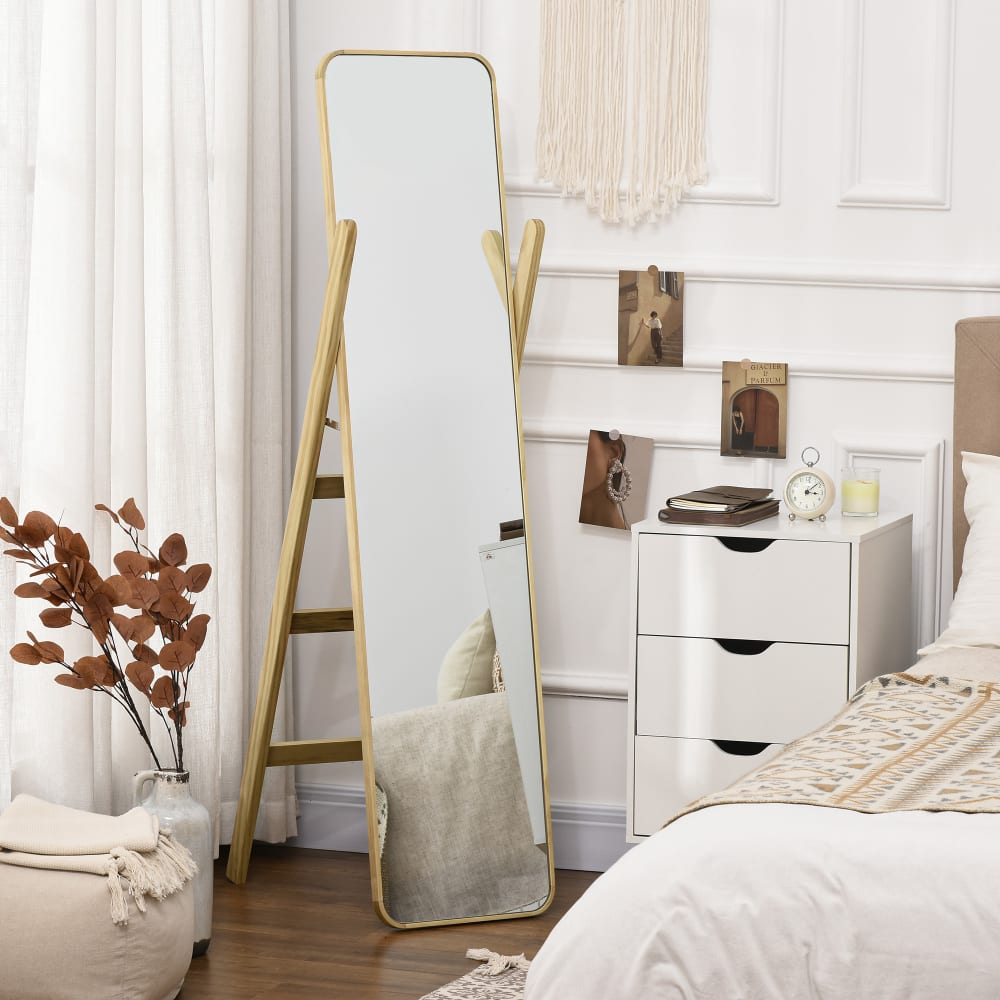Espejo de pie 40x35x147 cm madera natural - Maisons du Monde