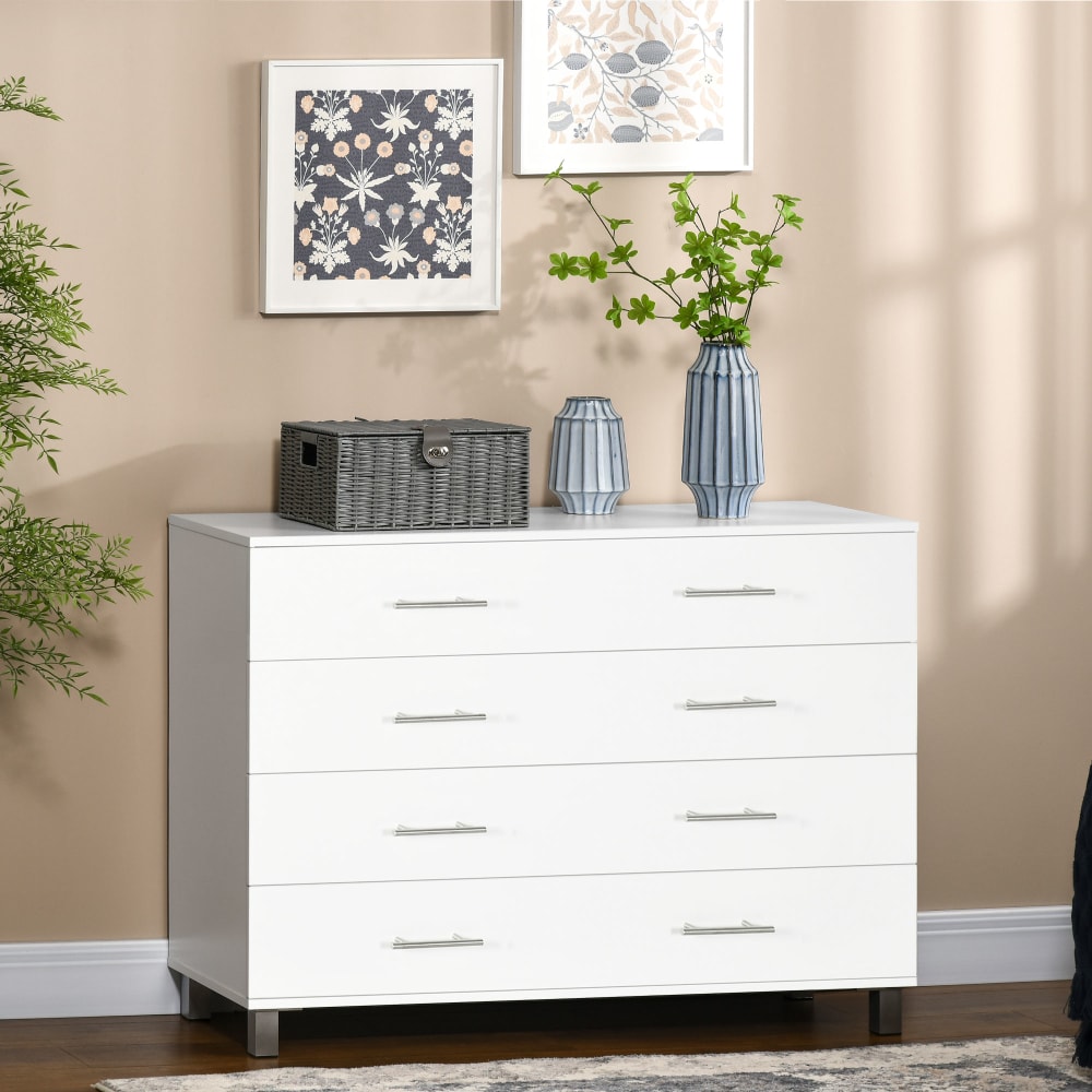 Cómoda con cajones 112x38.2x81 cm blanco - Maisons du Monde