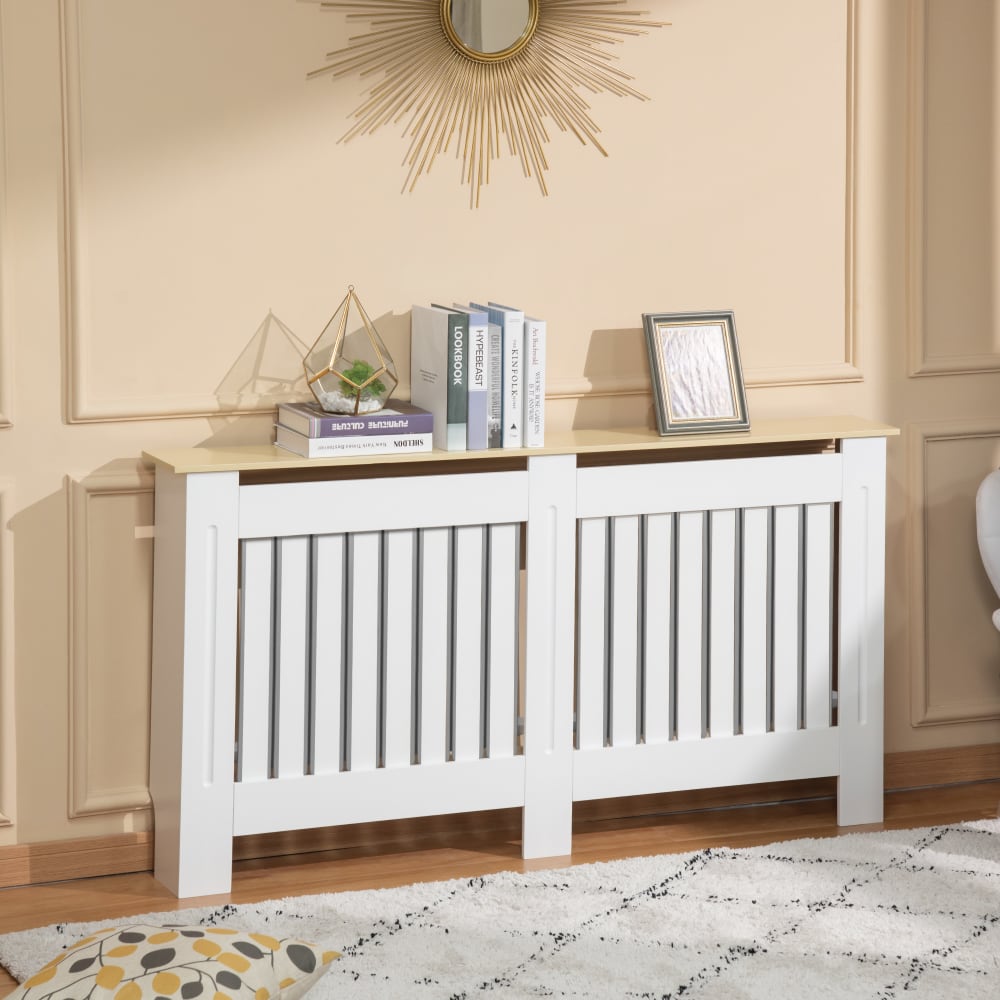 Cubierta del radiador 152x19x83 cm blanco - Maisons du Monde