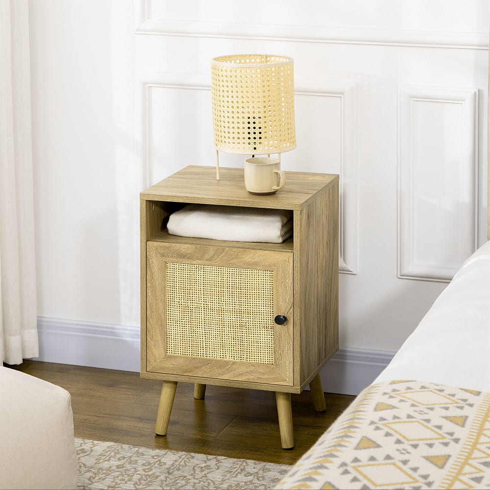 Mesilla de noche 39x35x60 cm madera natural - Maisons du Monde