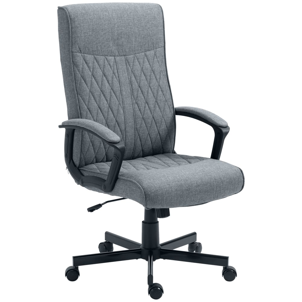 Silla de oficina 65x72x112.5 cm gris oscuro