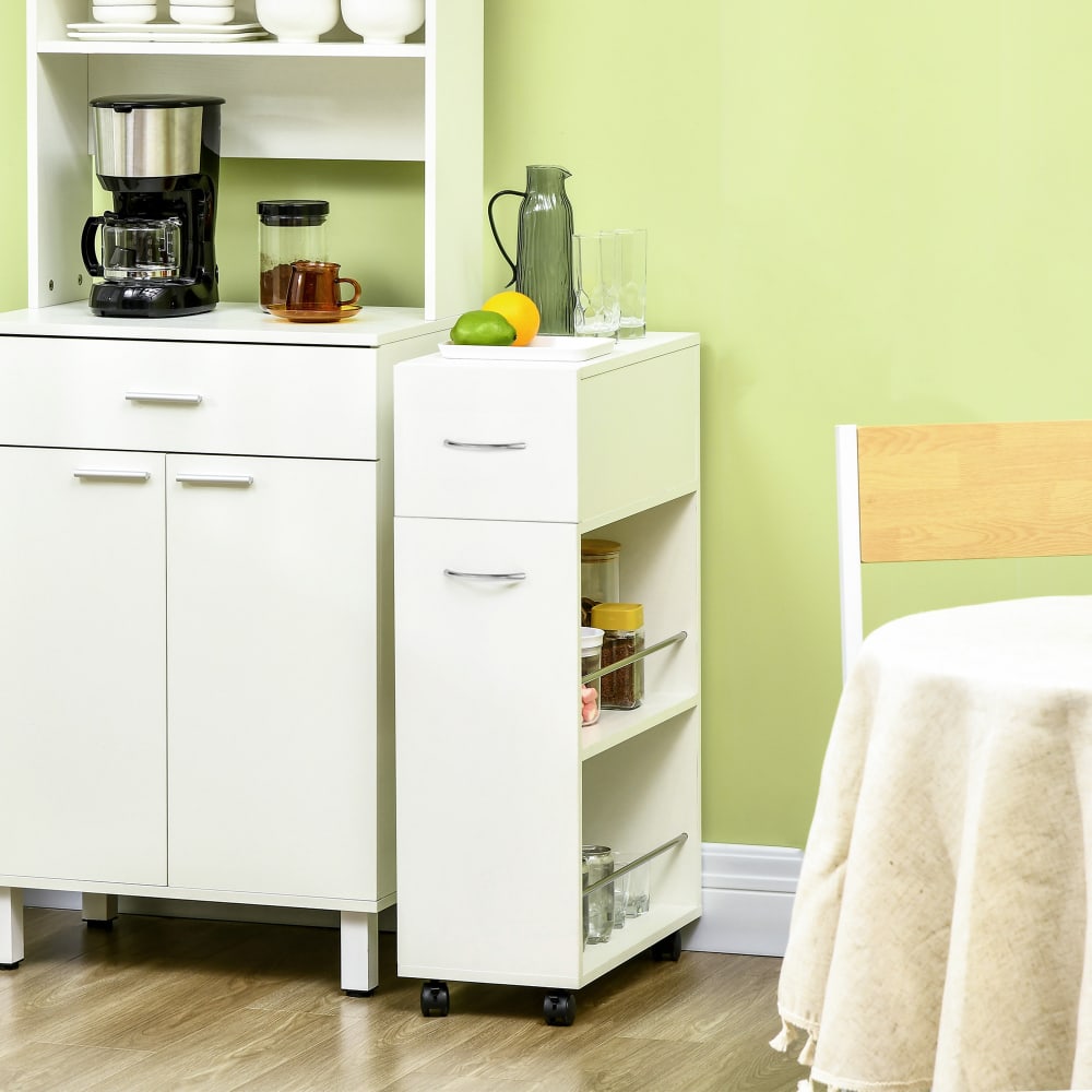 Carrito de cocina 25x50x85 cm blanco - Maisons du Monde