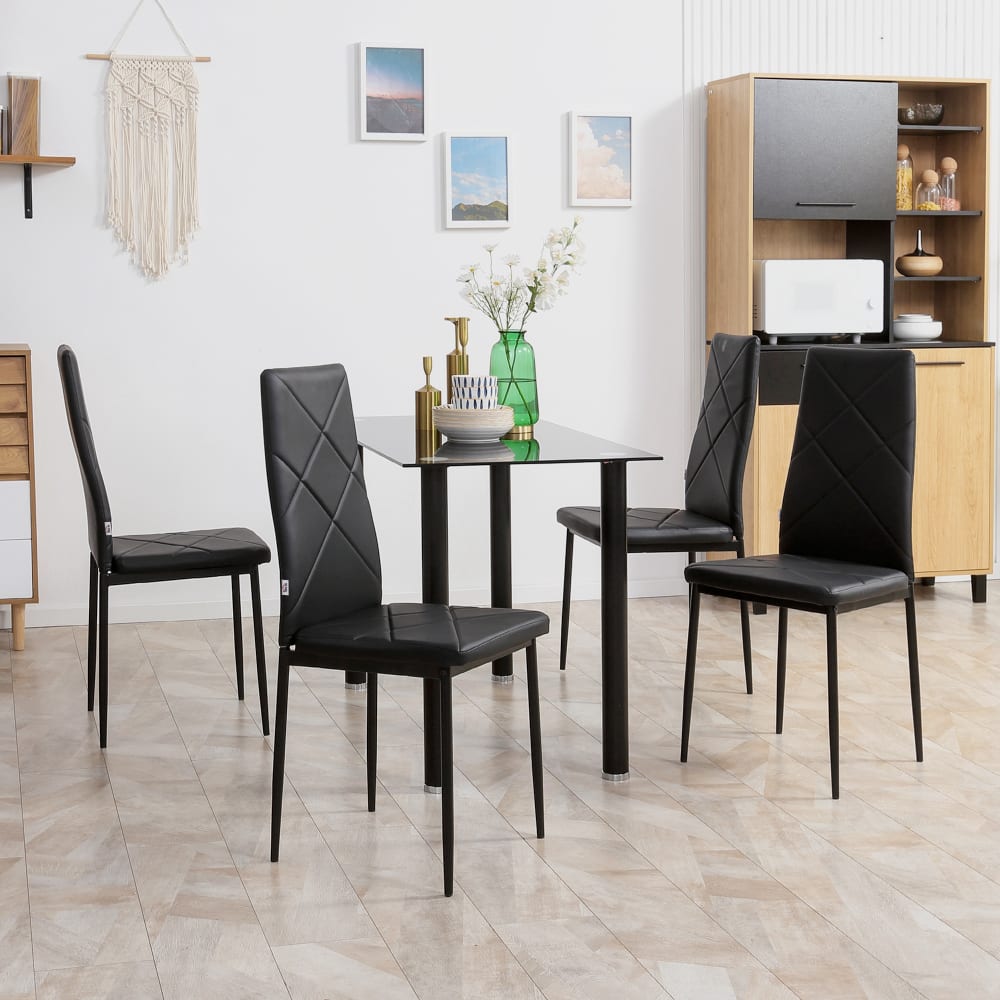 Sillas de comedor 41x50x97 cm negro - Maisons du Monde