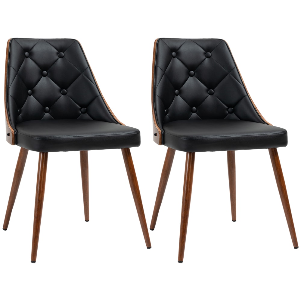 Sillas de comedor 50.5x59x82 cm negro