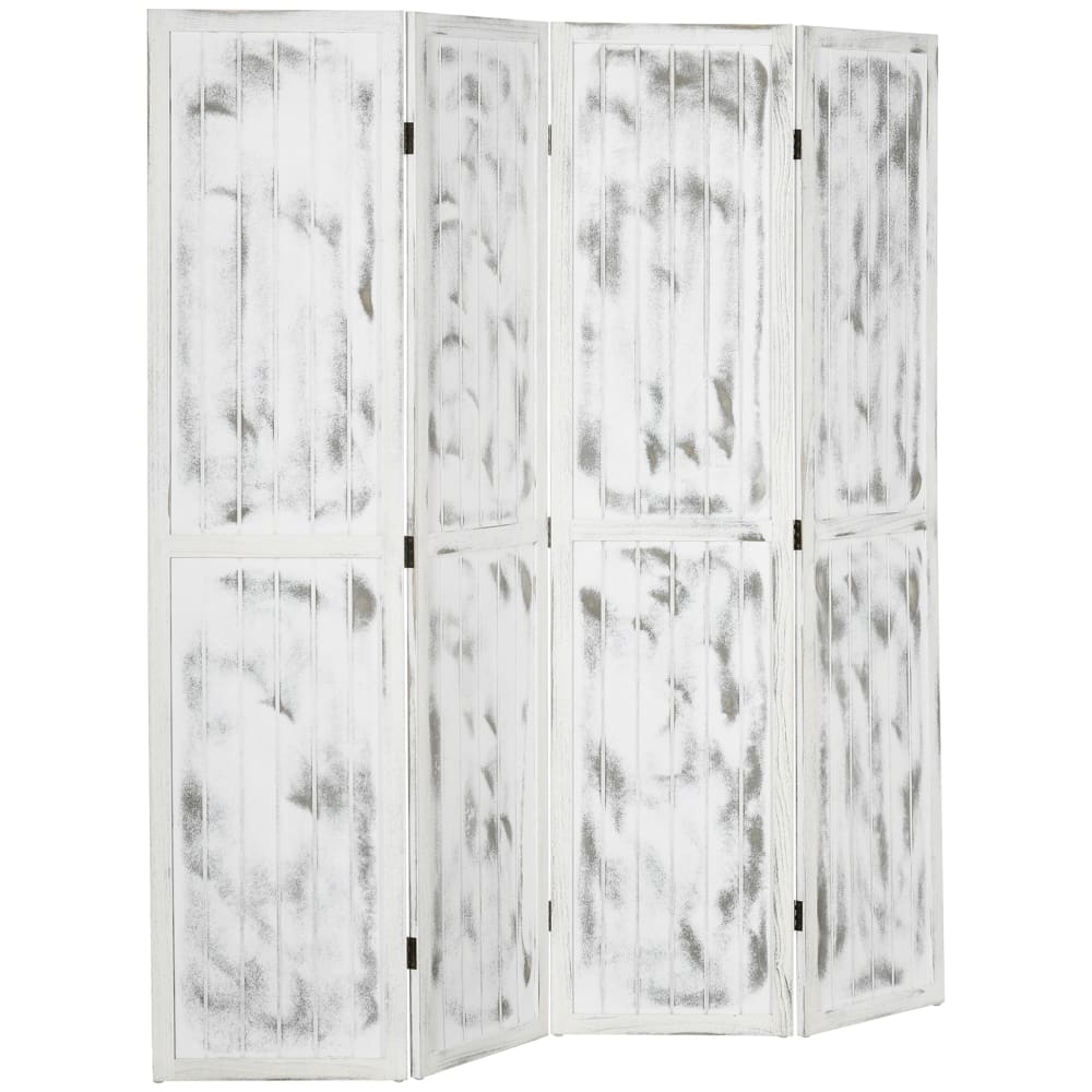 Biombo separador 160.5x1.8x170 cm white