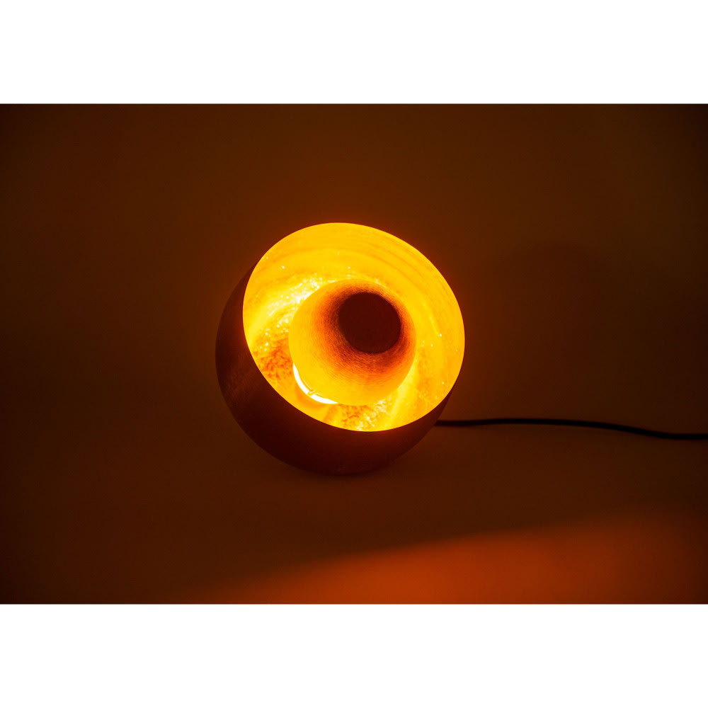 Lampe à poser en métal dorée style industriel — vue 4