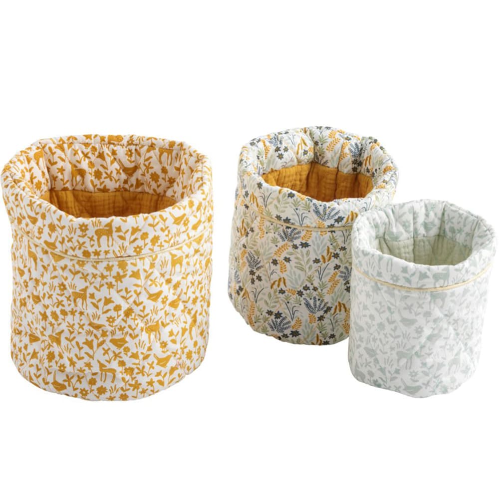 Lot de 3 panières de toilette PROMENONS-NOUS