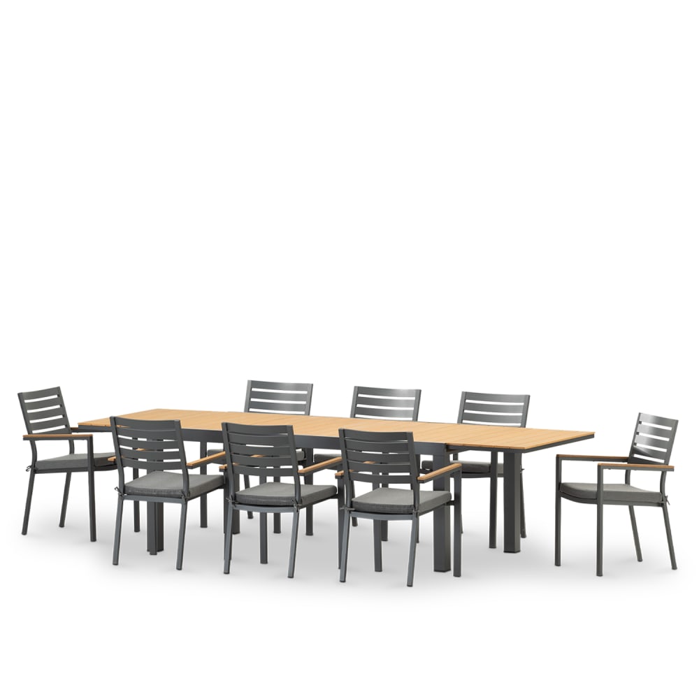 Ensemble table de jardin - chaises