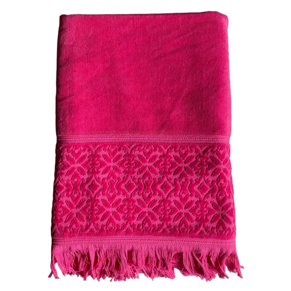 Serviette de bain - Romance Fuchsia - 90x170cm - 460g/m²
