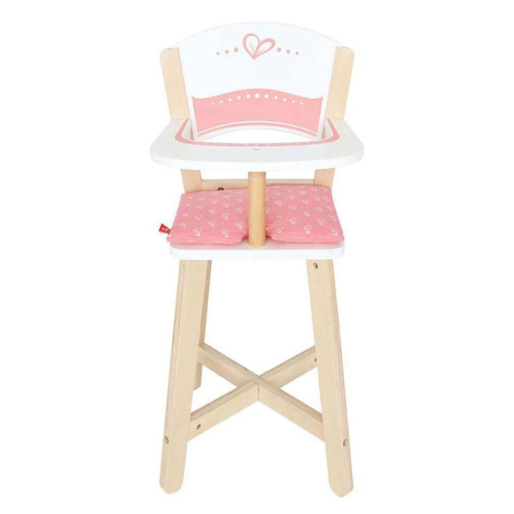 Accessoires poupées chaise haute en bois Accessoires poupées chaise haute en bois