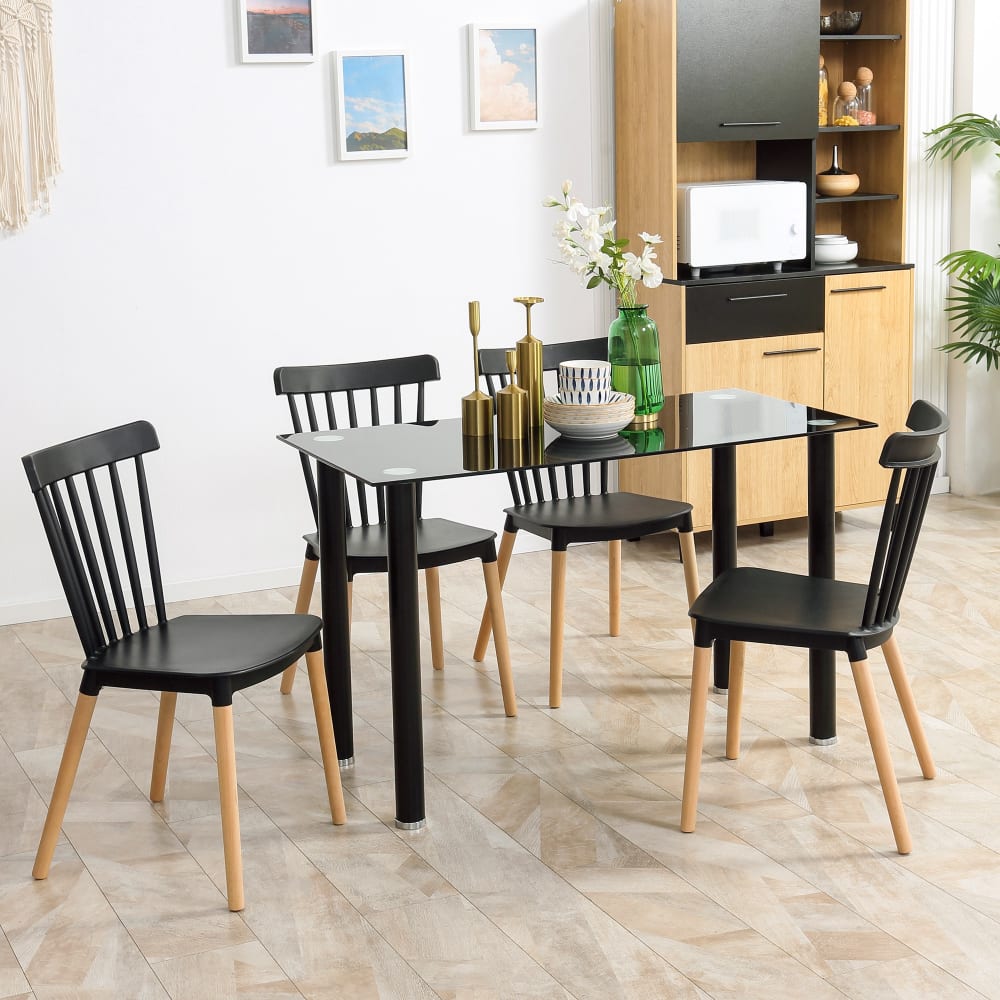 Sillas de comedor 43x52.5x83 cm negro - Maisons du Monde