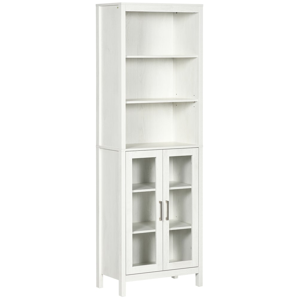 Armario de baño 53x30x162 cm blanco