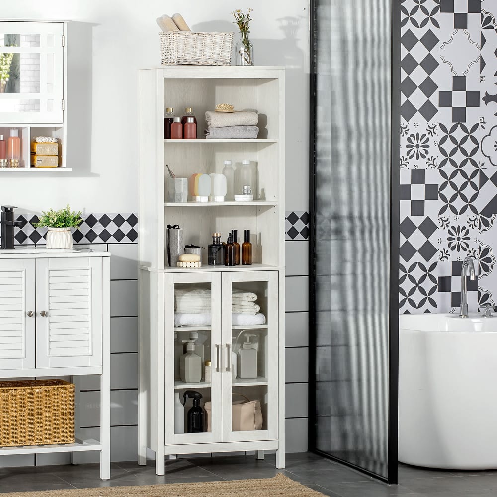Armario de baño 53x30x162 cm blanco - Maisons du Monde