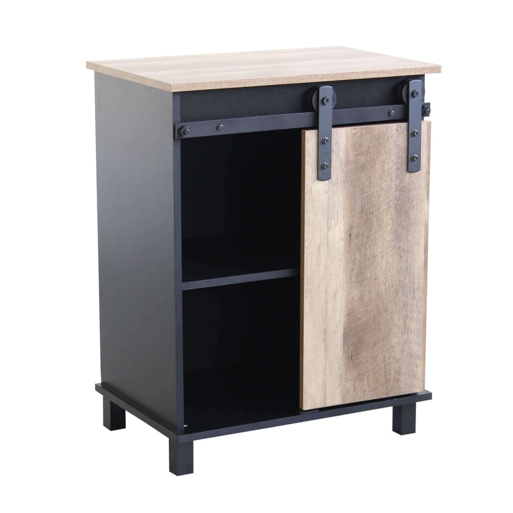 Madia in legno e metallo nera - Milani Home