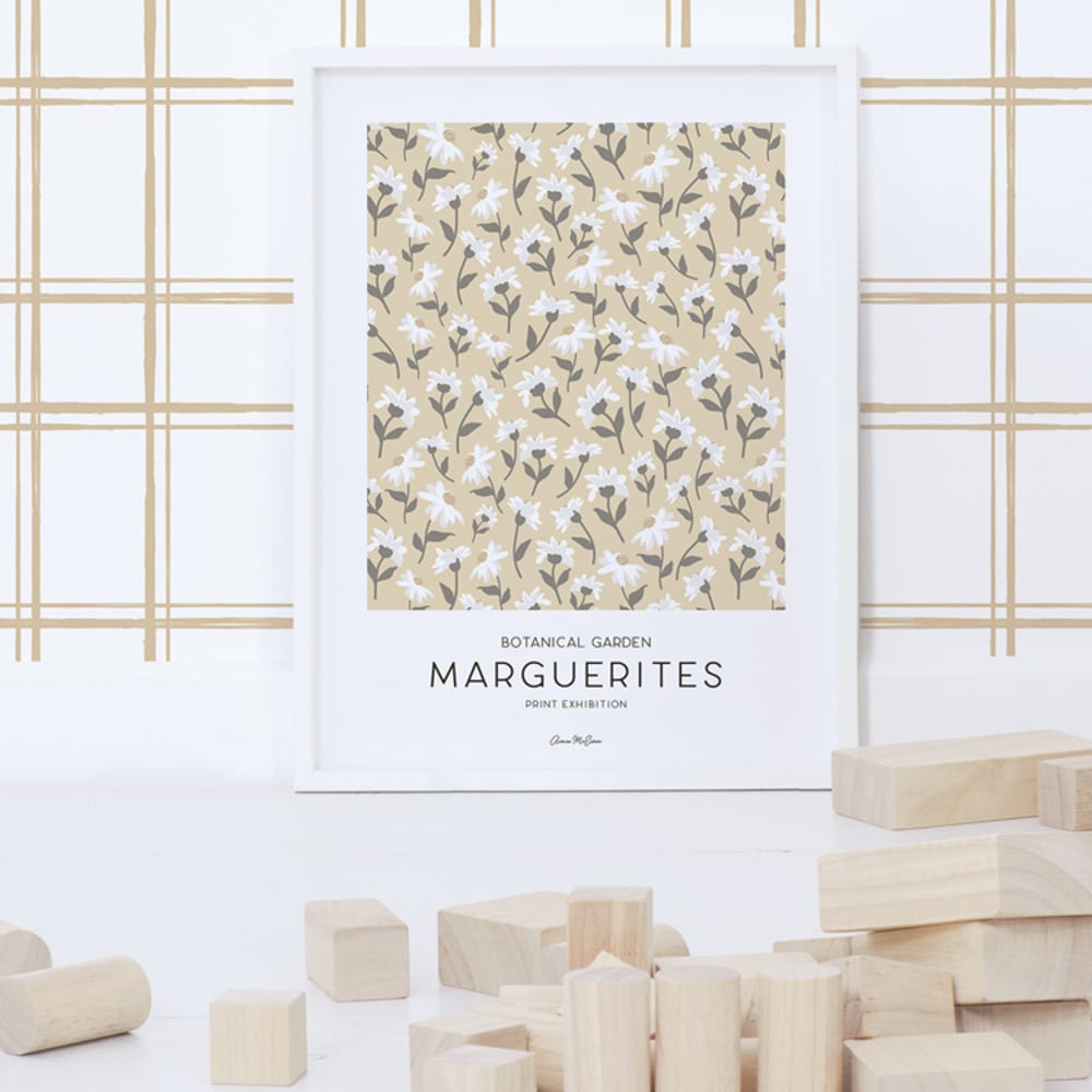 Affiche Marguerites jaune (30 x 40 cm) (Lilipinso) - Image 2