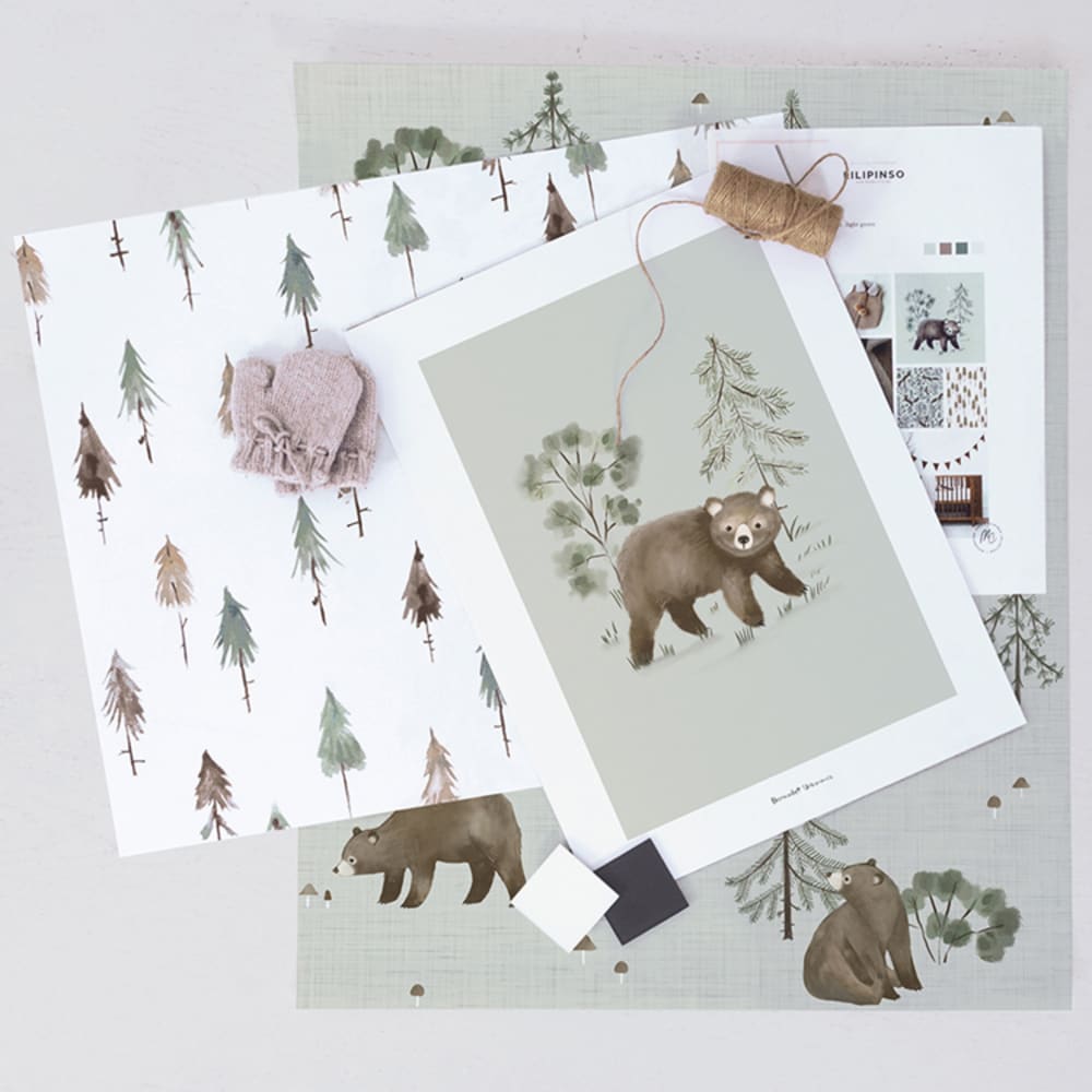 Affiche ours Little Bear (30 x 40 cm) (Lilipinso) - Image 2