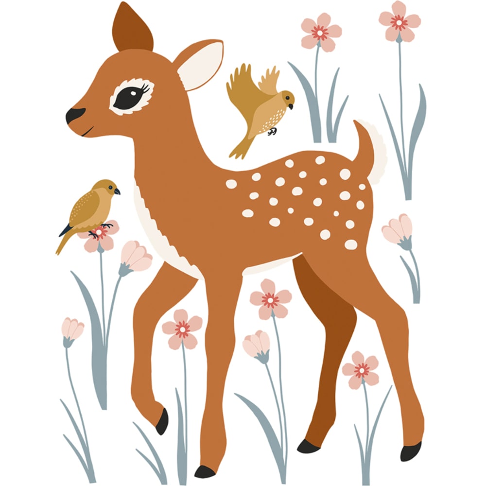 Stickers muraux Jeune cerf (50 x 64 cm) (Lilipinso) - Image 1