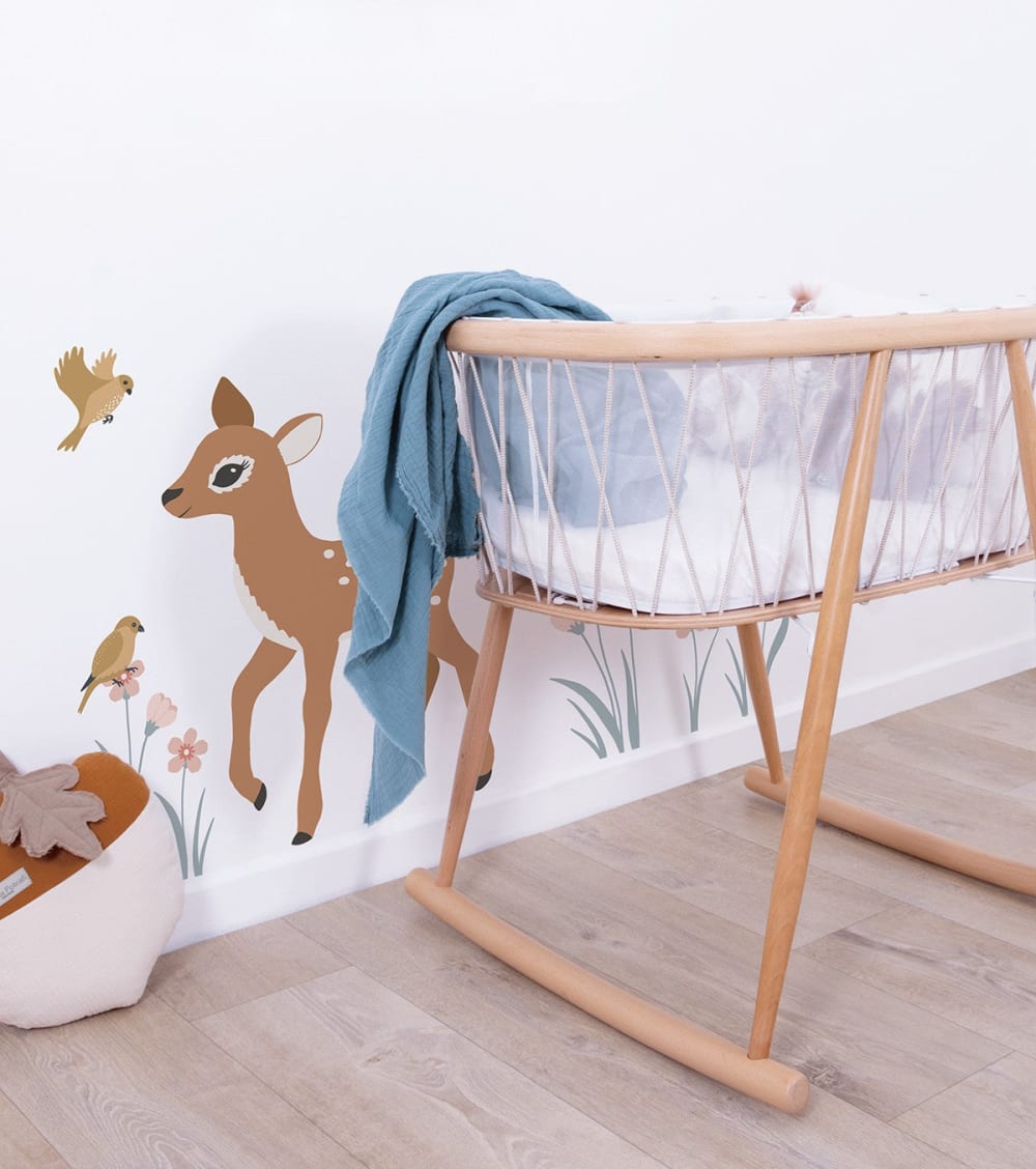 Grand sticker joli faon en vinyle mat multicolore (Lilipinso) - Image 3