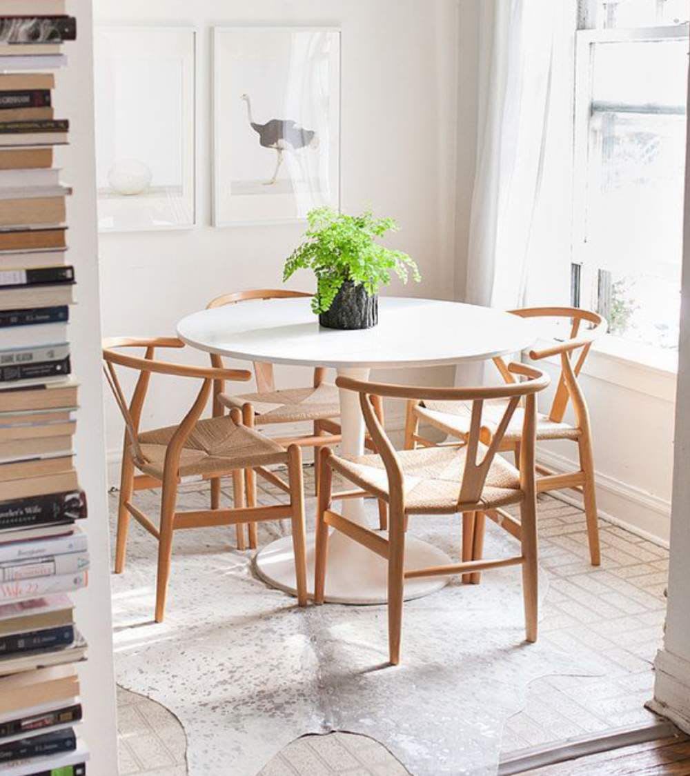 Mesa redonda pata tipo tulipa ø110 cm color blanco - Maisons du Monde